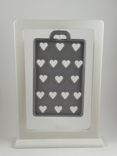 ID Card Holder With Hearts