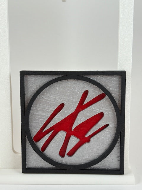 3 in K-Pop wooden layerd art
