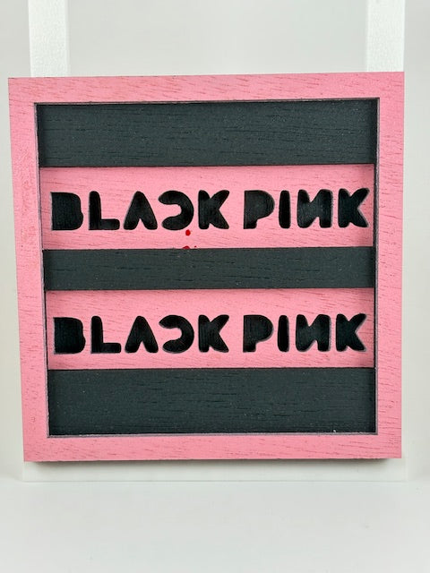 3 in K-Pop wooden layerd art