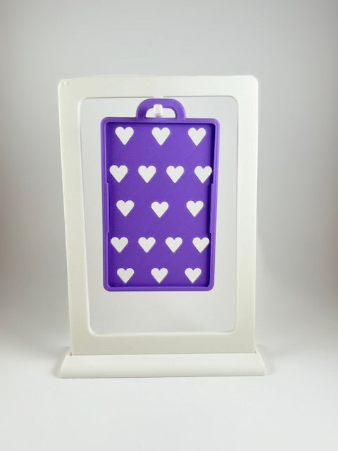 ID Card Holder With Hearts