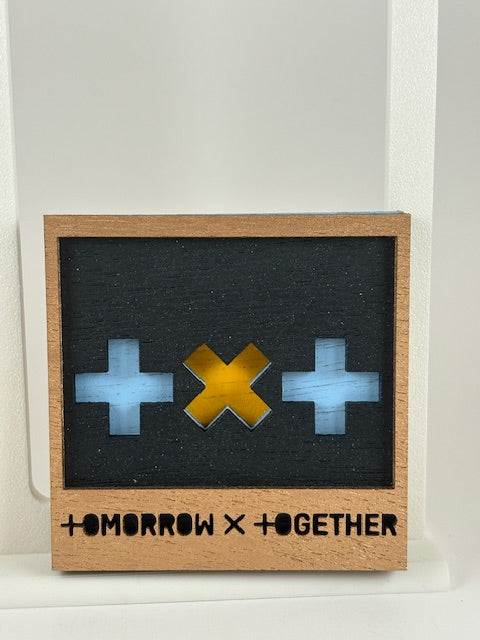 4 in wooden layerd art